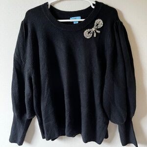 Black Embellished Sweater